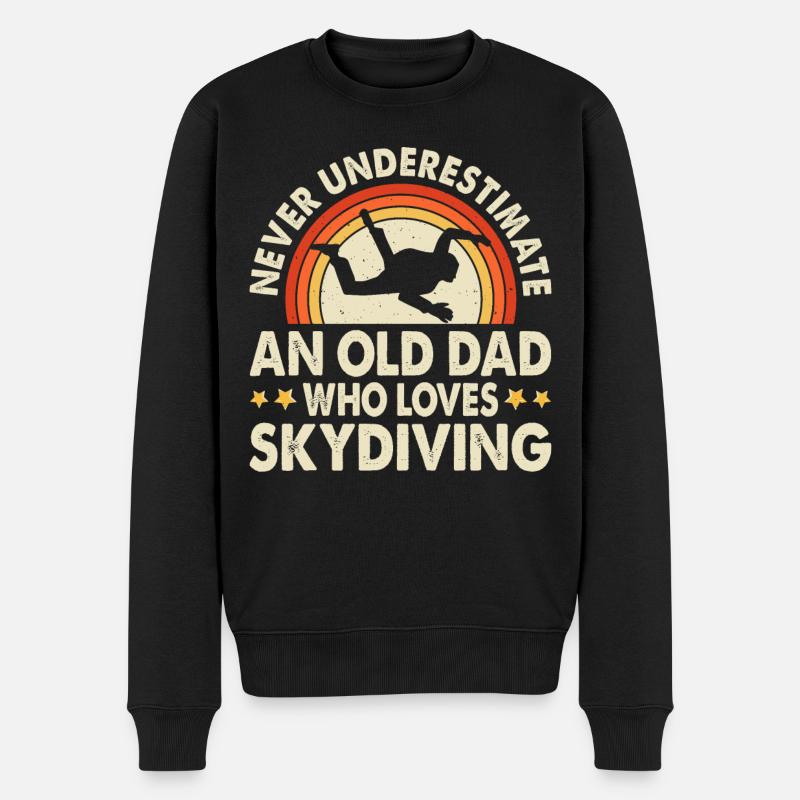 Parachutisme - Pull Premium bio Homme - noir