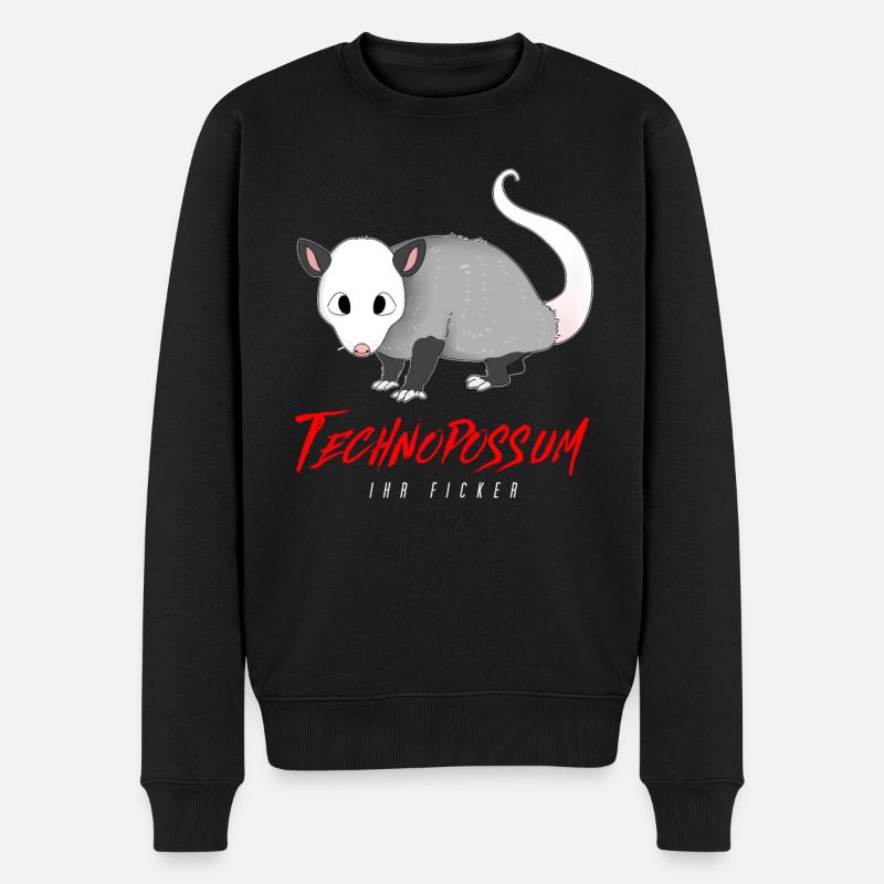 TECHNO TECHNOPOSSUM VOTRE PUTAIN D’OPOSSUM - Pull Premium bio Homme - noir