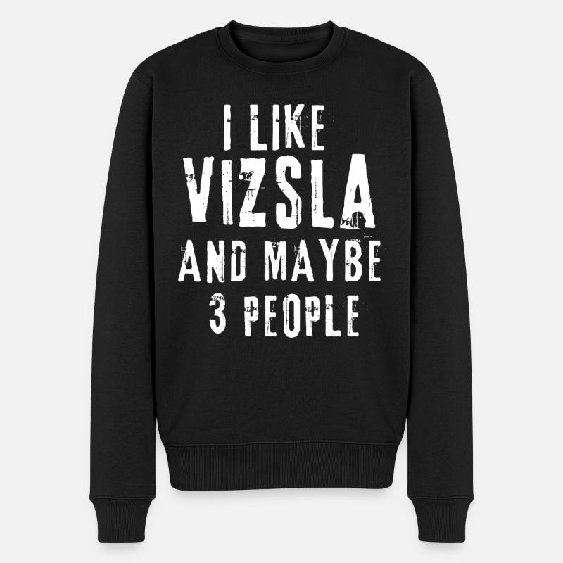 Vizsla - Pull Premium bio Homme - noir