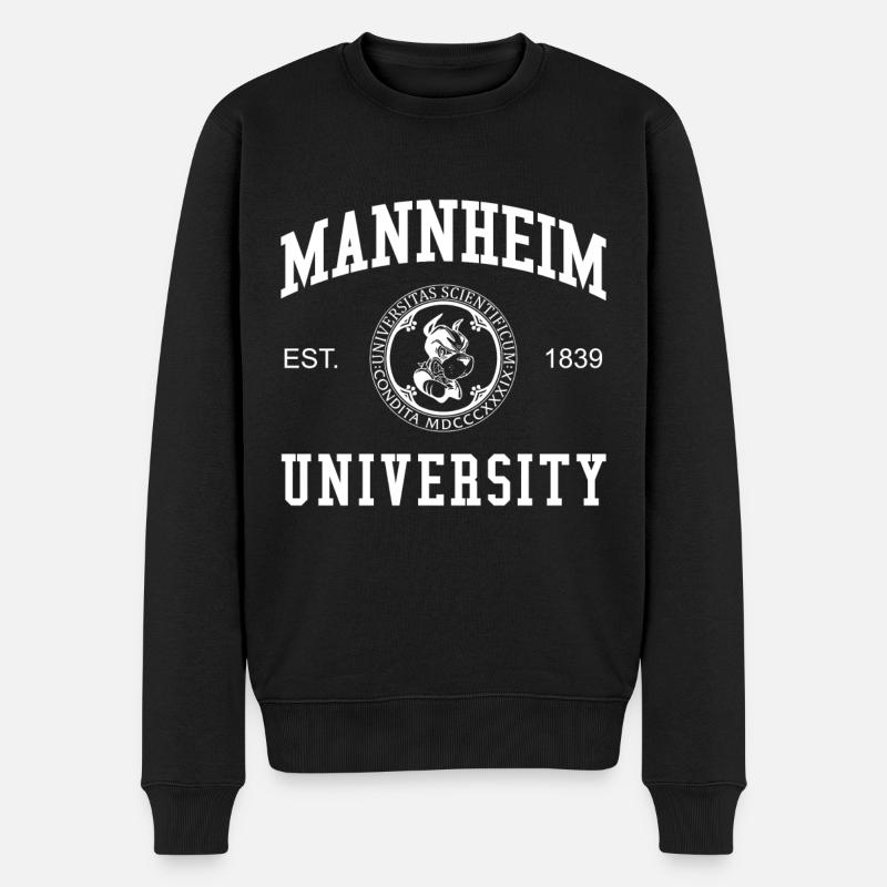 Mannheim University Universität Hochschule Uni - Männer Premium Bio Pullover - Schwarz