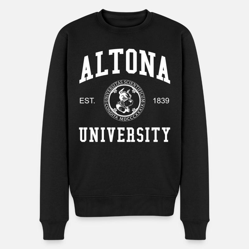 Hamburg Altona University Universität Hochschule - Männer Premium Bio Pullover - Schwarz