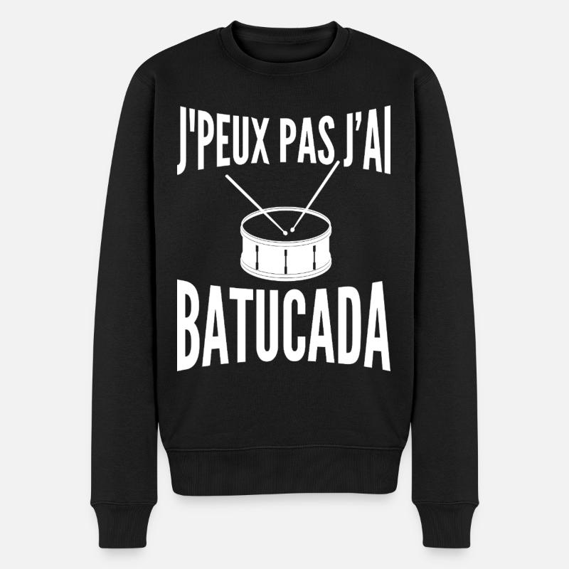 Batucada | Percussion | Samba - Pull Premium bio Homme - noir