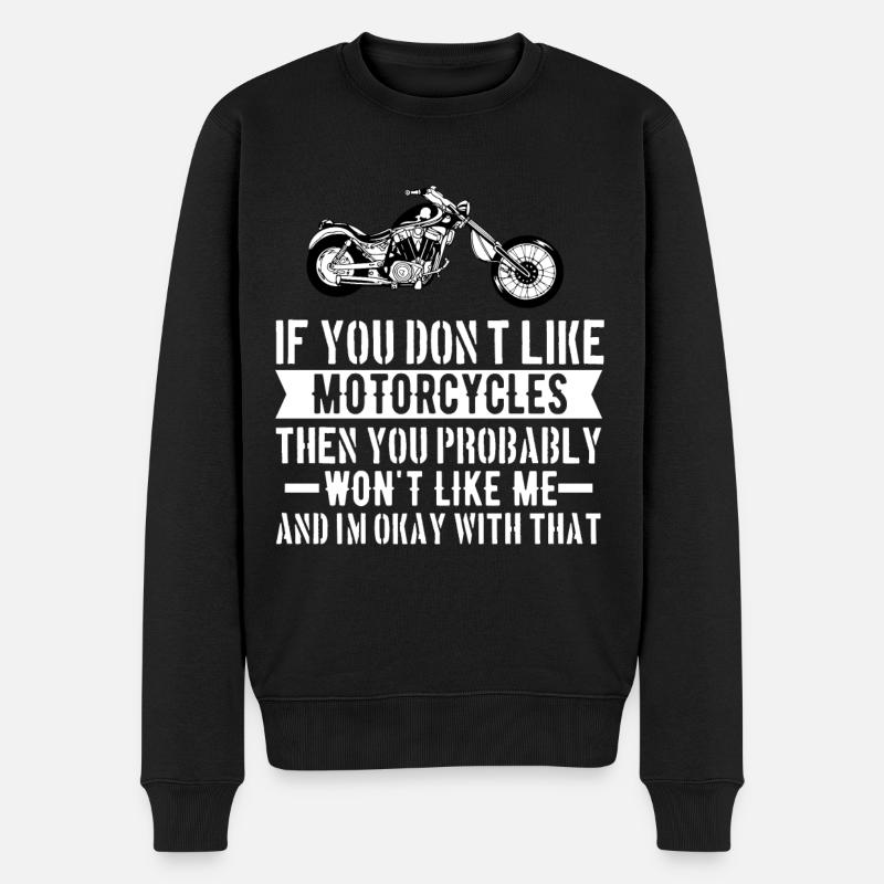 Bikers - Pull Premium bio Homme - noir