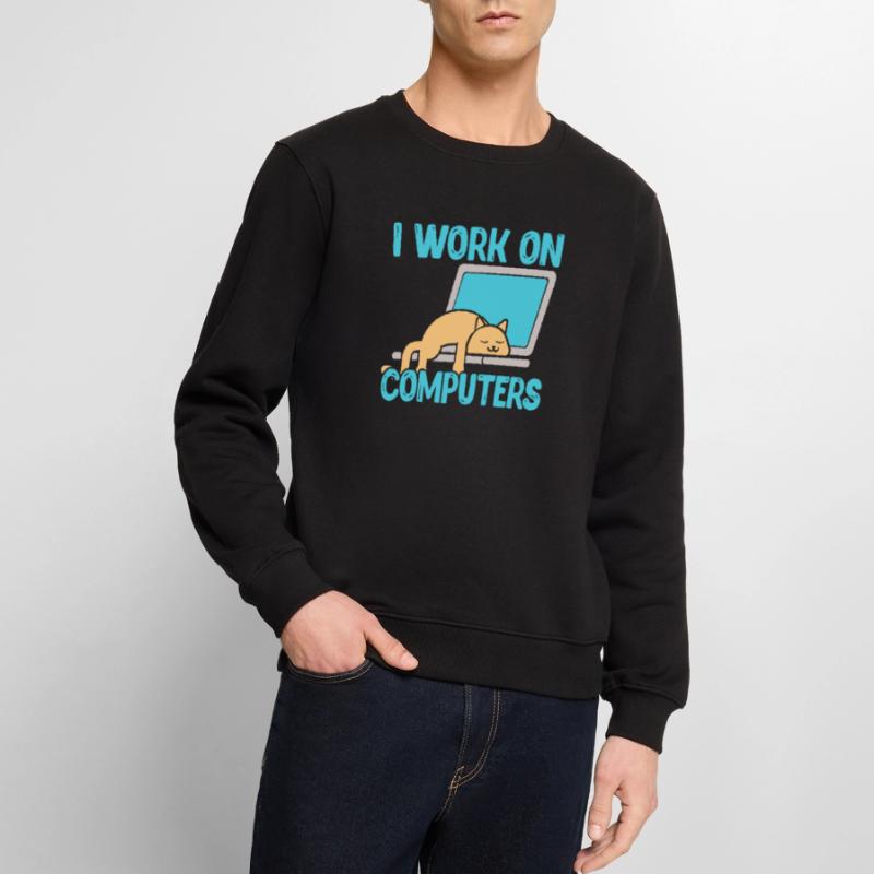 Programmer computer code informatics gift Men's Premium Organic Jumper