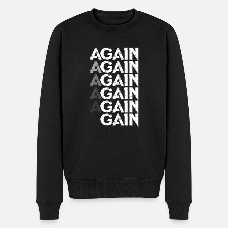 Faire des exercices - Pull Premium bio Homme - noir