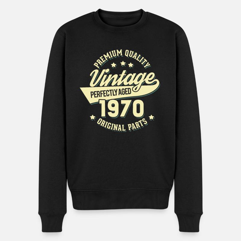 Millésime 1970 - Pull Premium bio Homme - noir