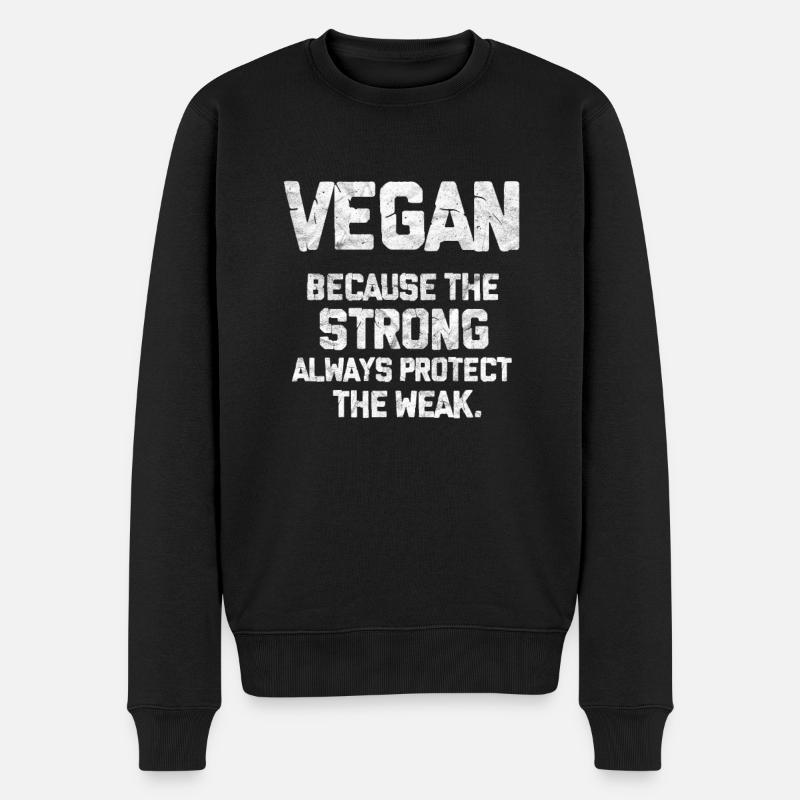 Végétalien Végétalien Végétalien Végétarien Végétarien - Pull Premium bio Homme - noir