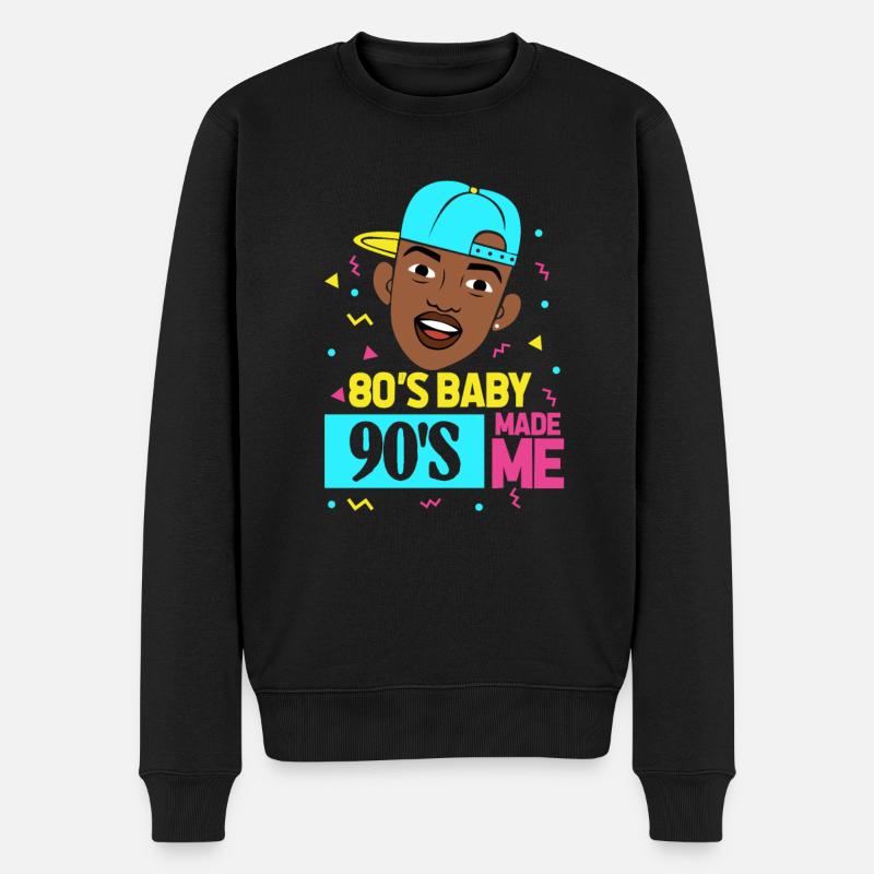 Hip hop des années 90 - Pull Premium bio Homme - noir
