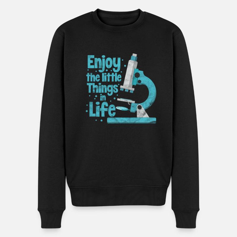 Biologie Wissenschaft Chemie Labor Geschenk - Männer Premium Bio Pullover - Schwarz