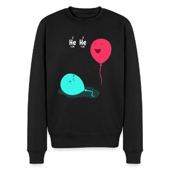 Biologie Wissenschaft Chemie Labor Geschenk - Männer Premium Bio Pullover - Schwarz - Vorne - Nico (187cm)