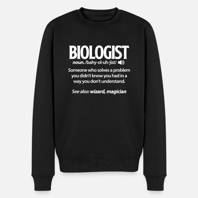 biologiste - Pull Premium bio Homme - noir