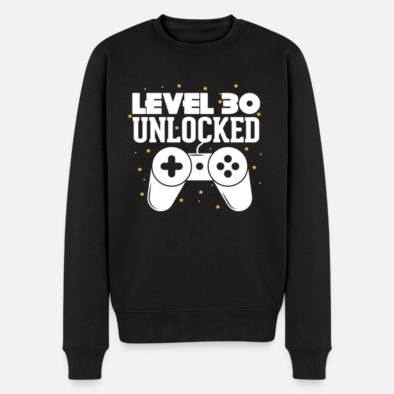 Niveau 30 - Pull Premium bio Homme - noir