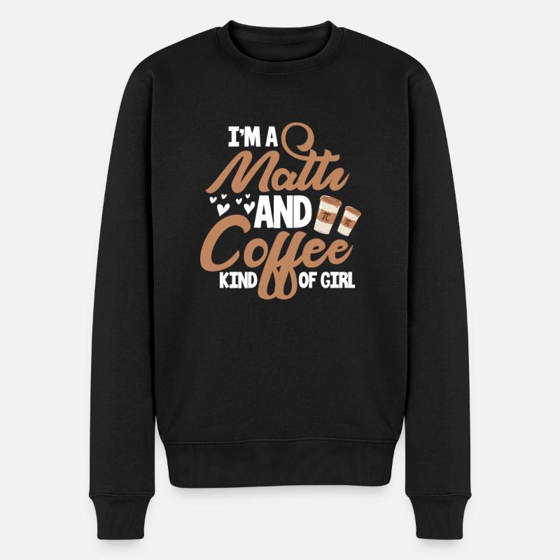 Mathématiques du café - Pull Premium bio Homme - noir