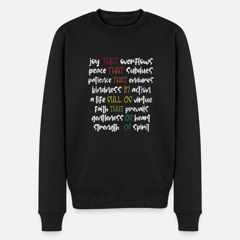 cristiano - Sudadera ecológica prémium para hombre - negro