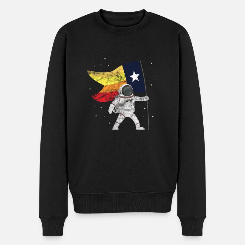 L'astronaute Houston - Pull Premium bio Homme - noir