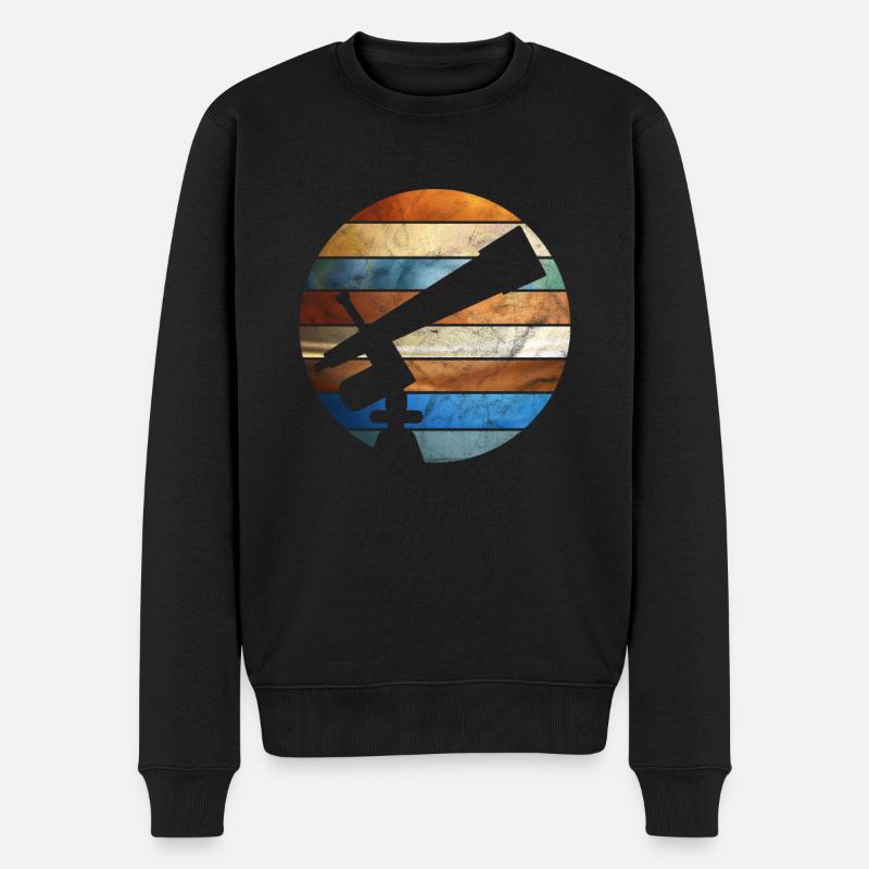 Astronomie - Männer Premium Bio Pullover - Schwarz