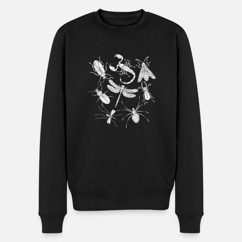 insects - Men's Premium Organic Jumper - black