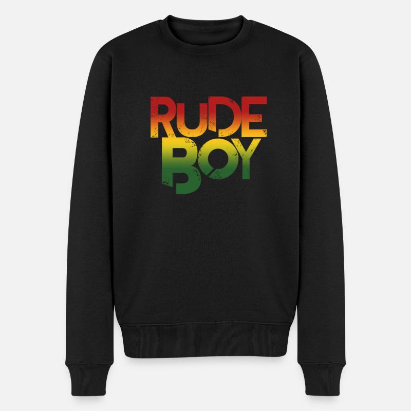 Rasta - Pull Premium bio Homme - noir