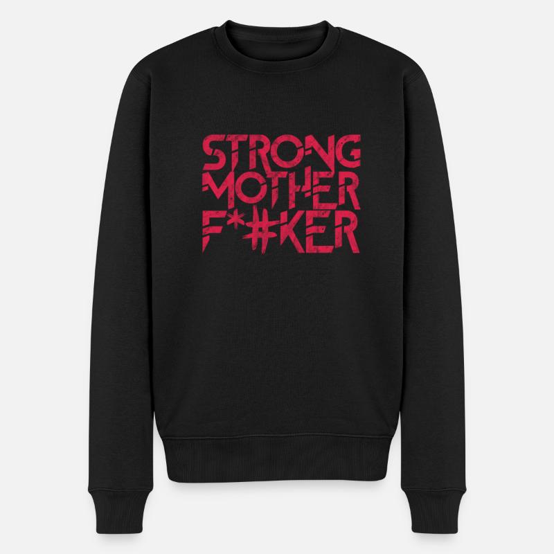 Workout - Männer Premium Bio Pullover - Schwarz