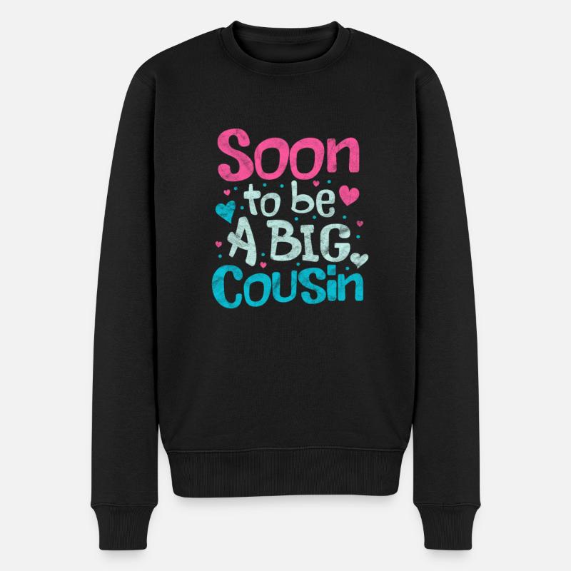 Grossesse grosse cousine - Pull Premium bio Homme - noir