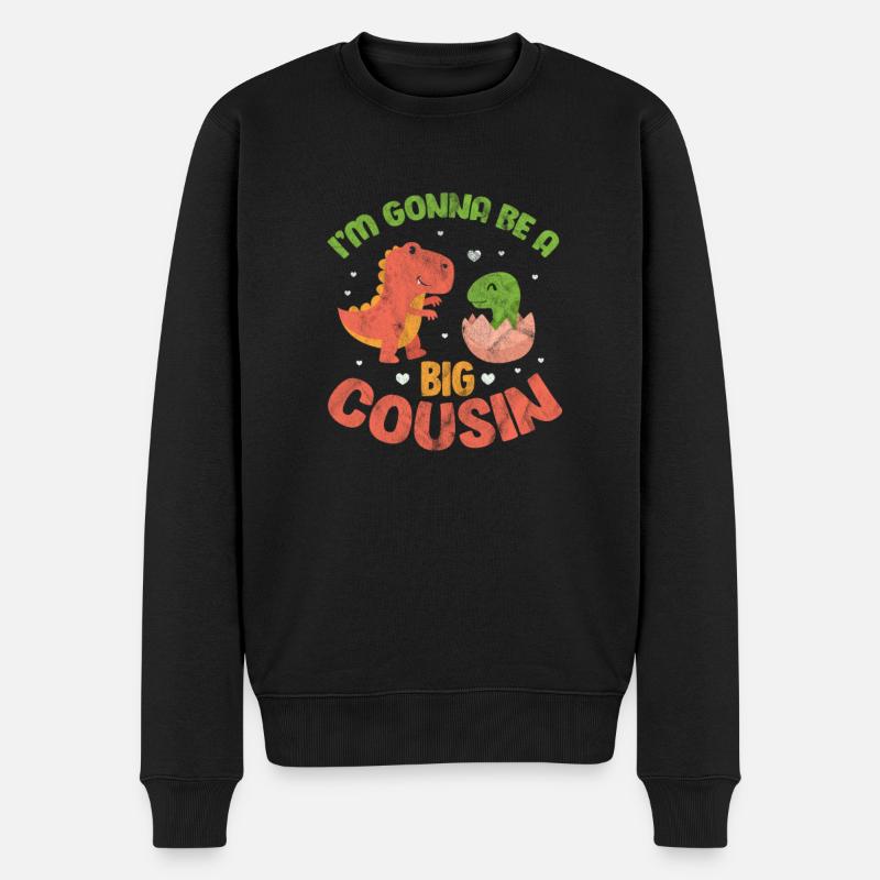 Grossesse grosse cousine - Pull Premium bio Homme - noir