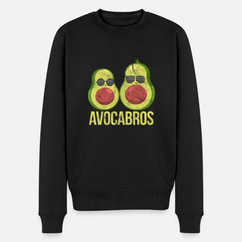 Frères Avocado - Pull Premium bio Homme - noir