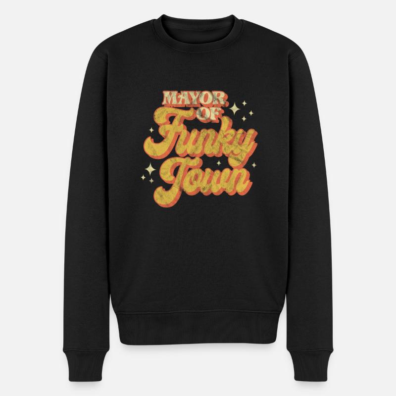 Funky - Pull Premium bio Homme - noir