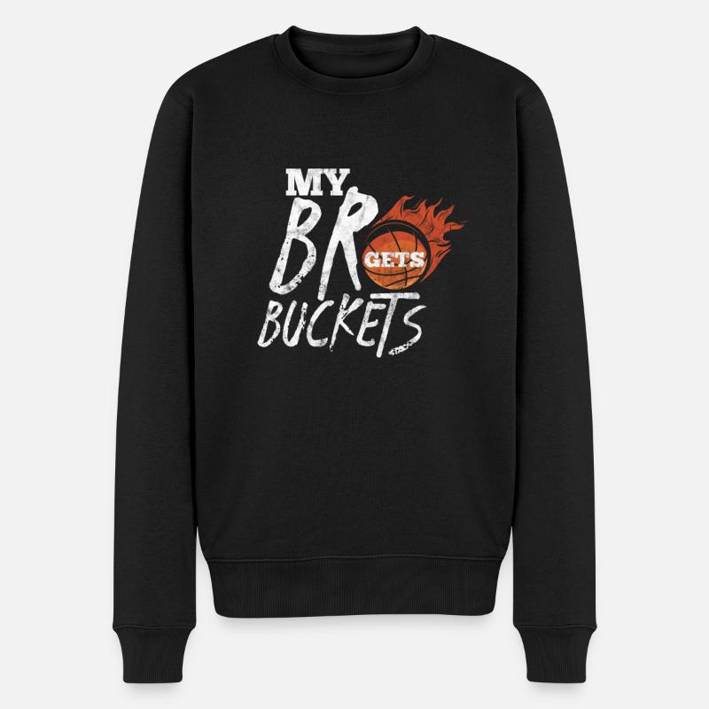 Basket-ball frère - Pull Premium bio Homme - noir