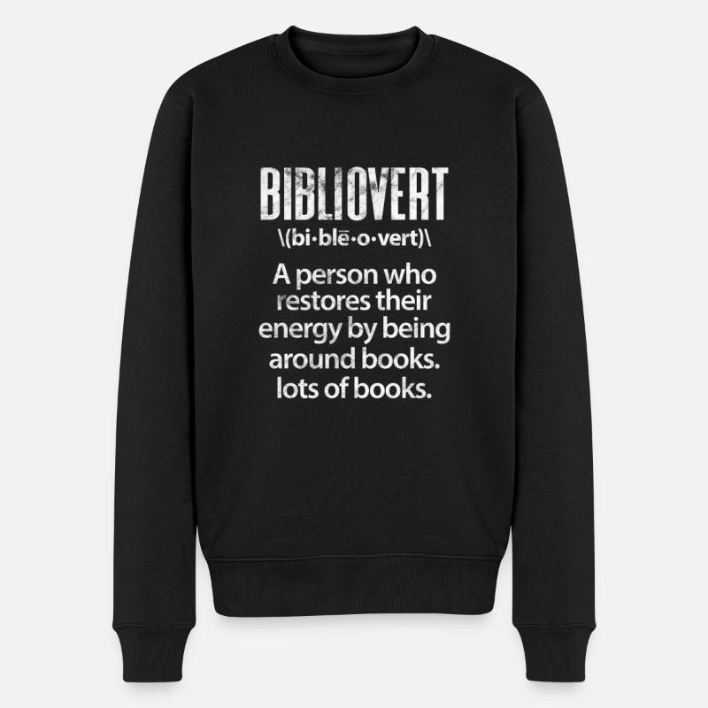 Lire - Pull Premium bio Homme - noir