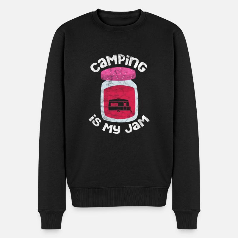 Camping - Pull Premium bio Homme - noir