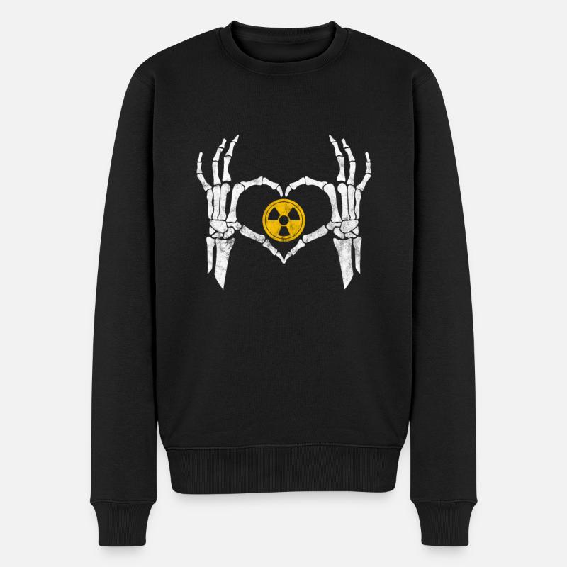 Radiologie - Männer Premium Bio Pullover - Schwarz