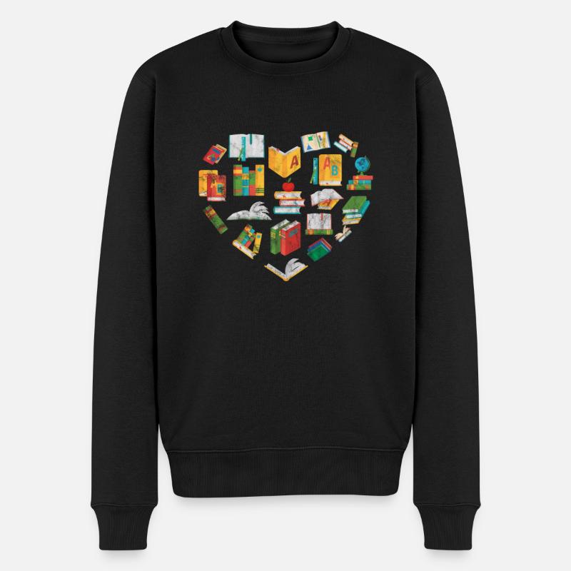 Lire - Pull Premium bio Homme - noir