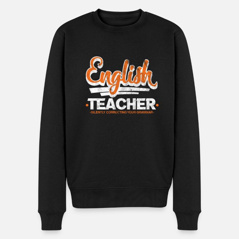 Professeur d’anglais - Pull Premium bio Homme - noir