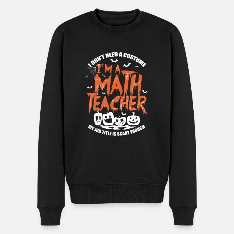 Professeur de mathématiques - Pull Premium bio Homme - noir