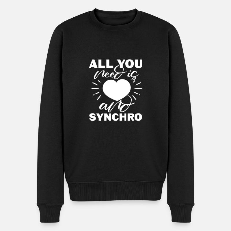 Natation synchronisée Natation Sportive Cadeau - Pull Premium bio Homme - noir