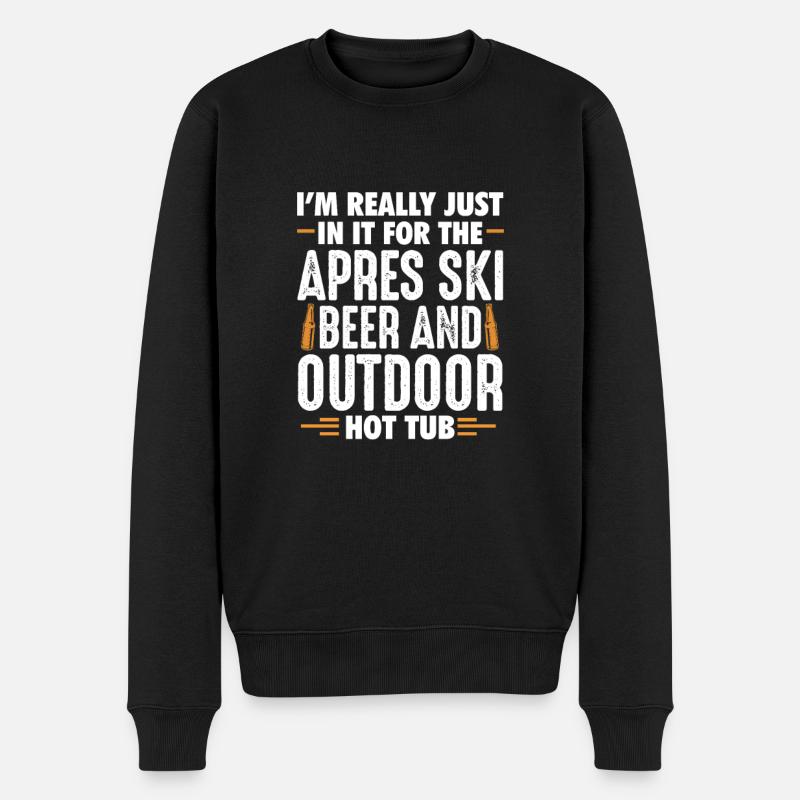 Apres Ski - Pull Premium bio Homme - noir