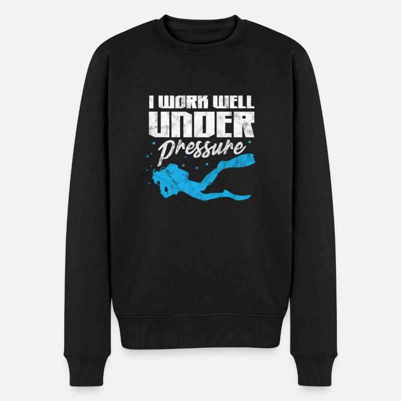 Plongeur - Pull Premium bio Homme - noir