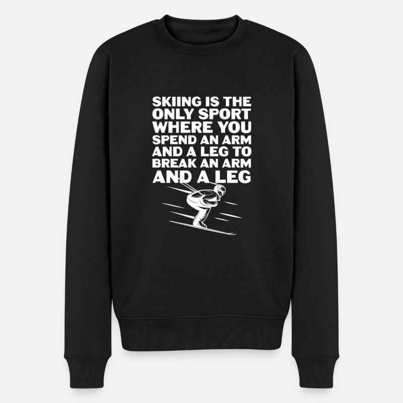 Ski - Pull Premium bio Homme - noir