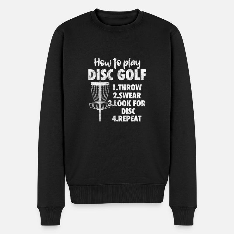 Disc Golf - Pull Premium bio Homme - noir