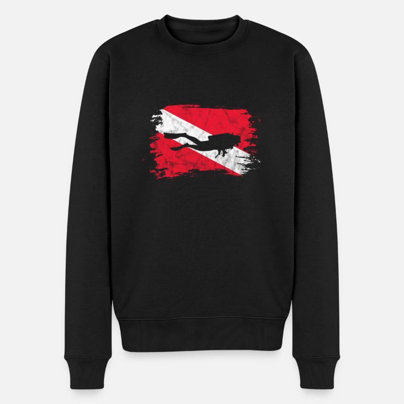 Plongeur - Pull Premium bio Homme - noir