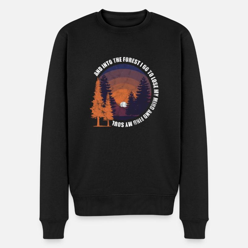 Forêt - Pull Premium bio Homme - noir