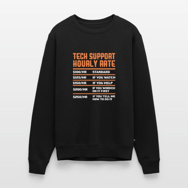 Support technique Computer It Admin Cadeau Pull Premium bio Homme