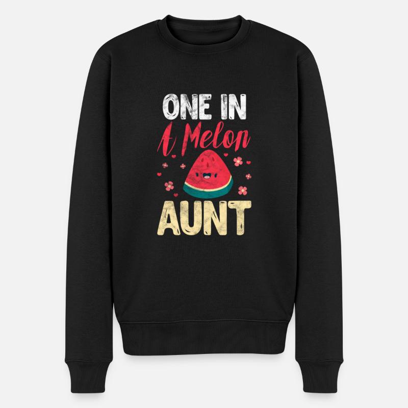 Tante - Männer Premium Bio Pullover - Schwarz