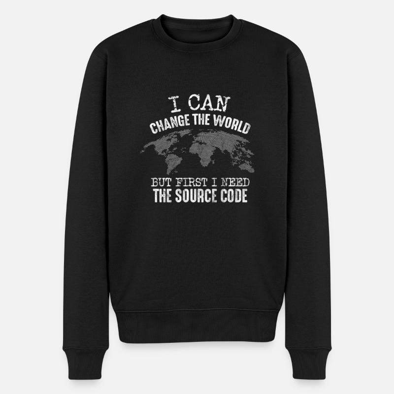 Programmer - Men's Premium Organic Jumper - black