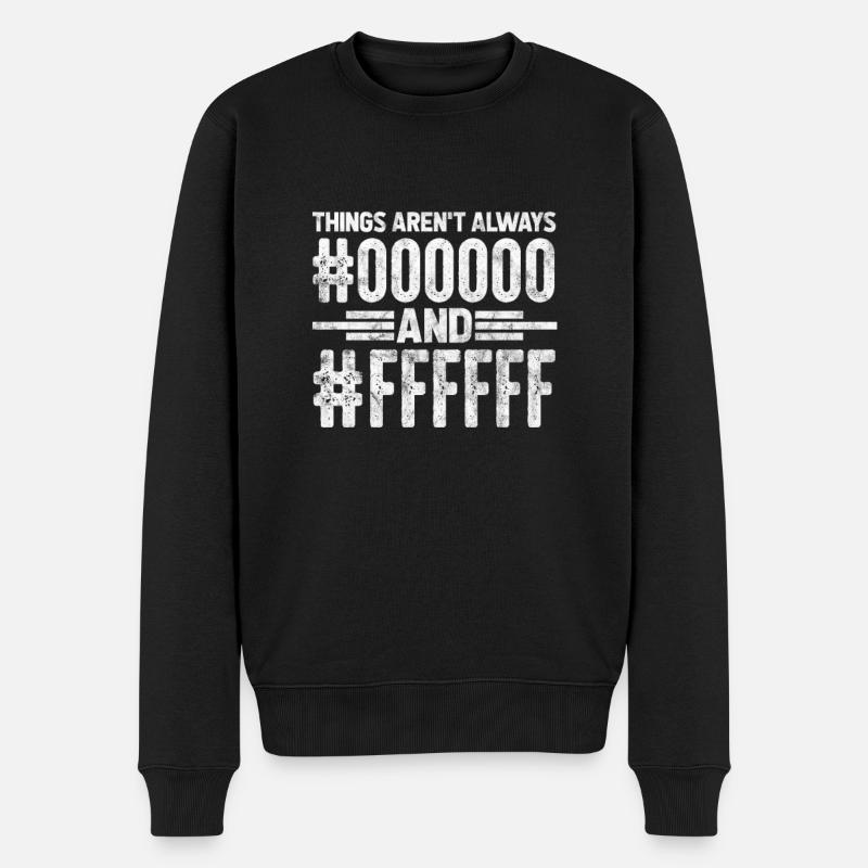 Programmierer - Männer Premium Bio Pullover - Schwarz