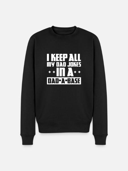 Software Developer Father Programmer Gift - Men's Premium Organic Jumper - black