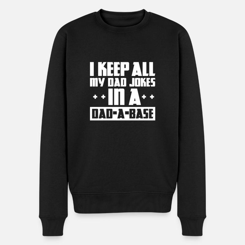 Softwareentwickler Vater Programmierer Geschenk - Männer Premium Bio Pullover - Schwarz