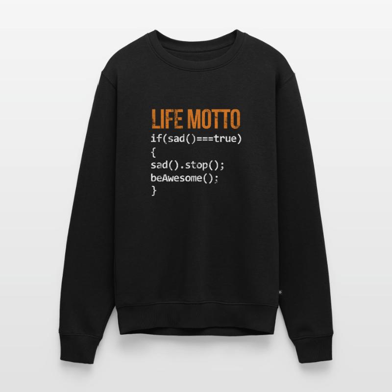 Software developer Men's Premium Organic Jumper