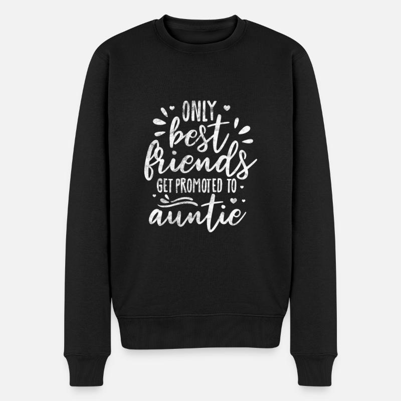 Tante - Männer Premium Bio Pullover - Schwarz