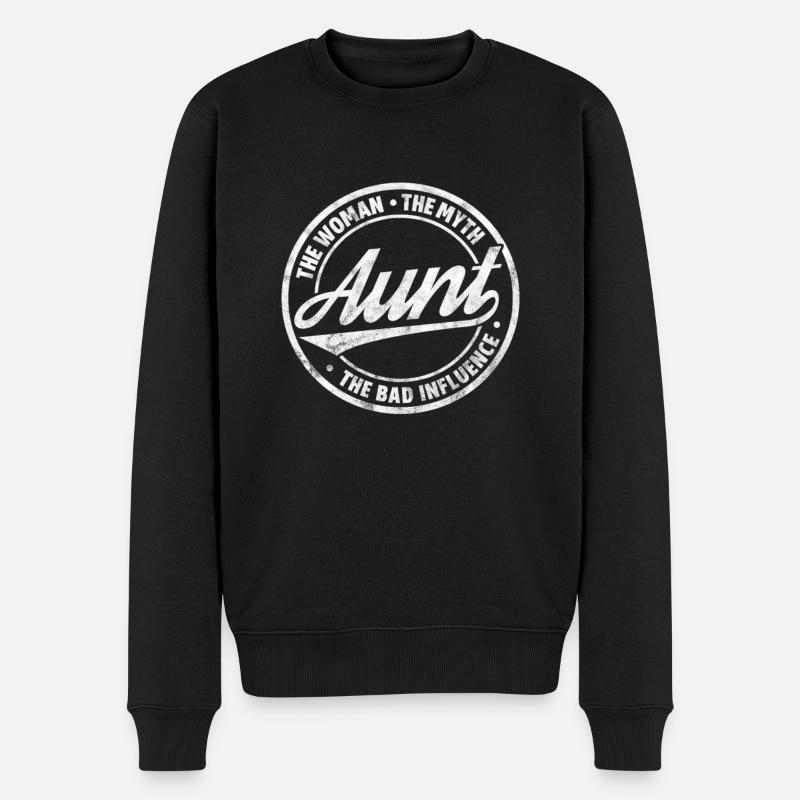 Tante - Pull Premium bio Homme - noir